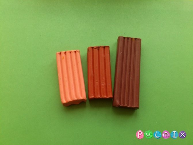 Лепим ослика из пластилина своими руками поэтапно - шаг 1