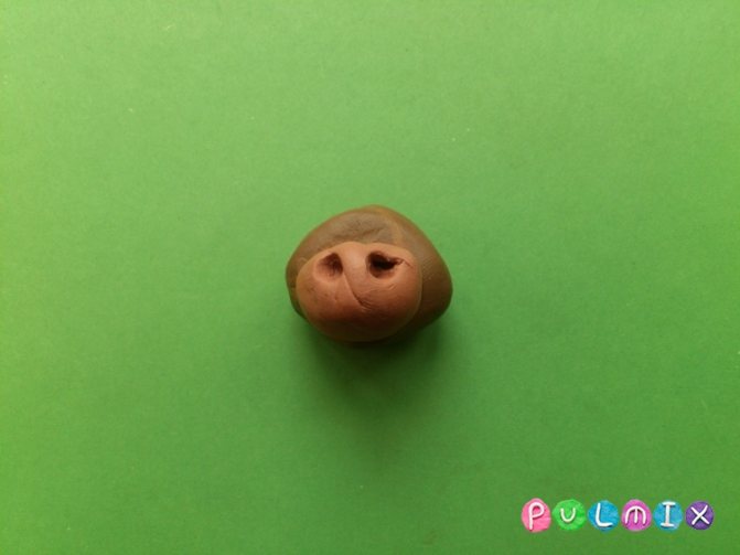 Лепим ослика из пластилина своими руками поэтапно - шаг 3