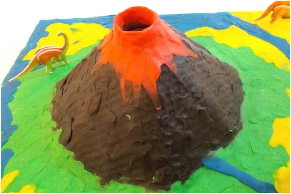 макет из пластилина