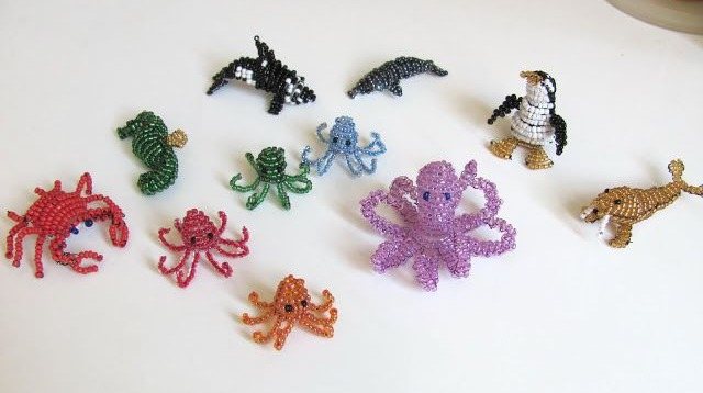 миниатюрные объемные фигурки из бисера схемы: 12 тыс изображений ...