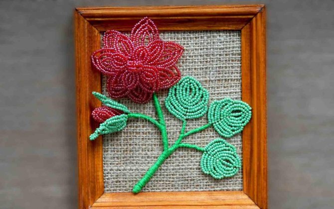 Наиболее красиво будут смотреться рисунки с цветами