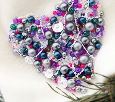 Вышивка бисером шапки