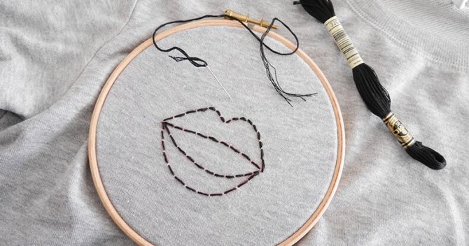 вышивка толстовки 1