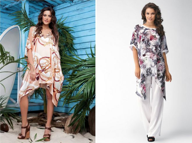 женская одежда из натурального шелка